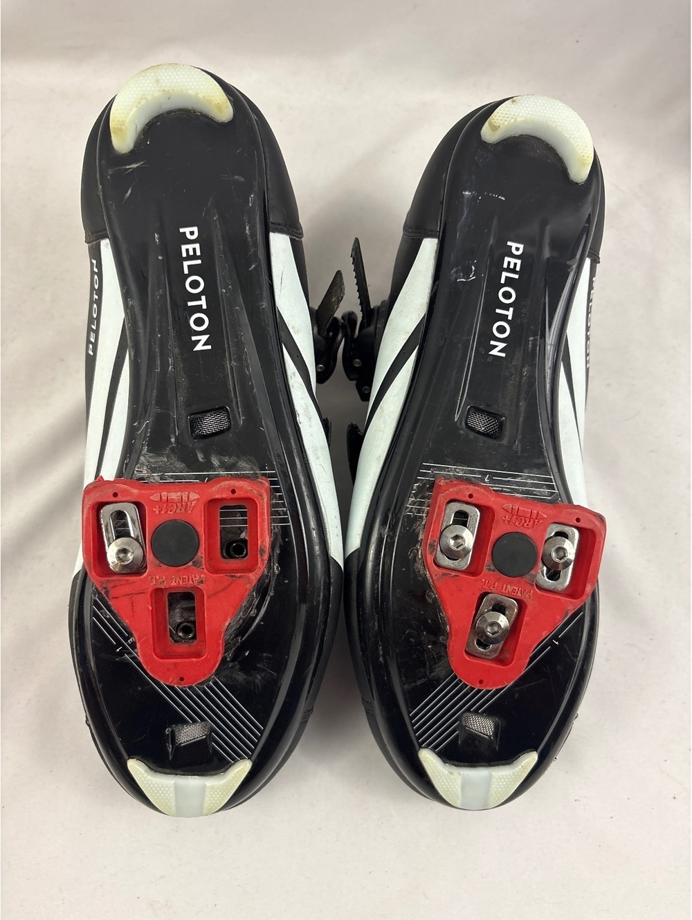 Peloton Cycling Shoes Black with Red Interior Size 46 US 12 - Picture 7 of 8